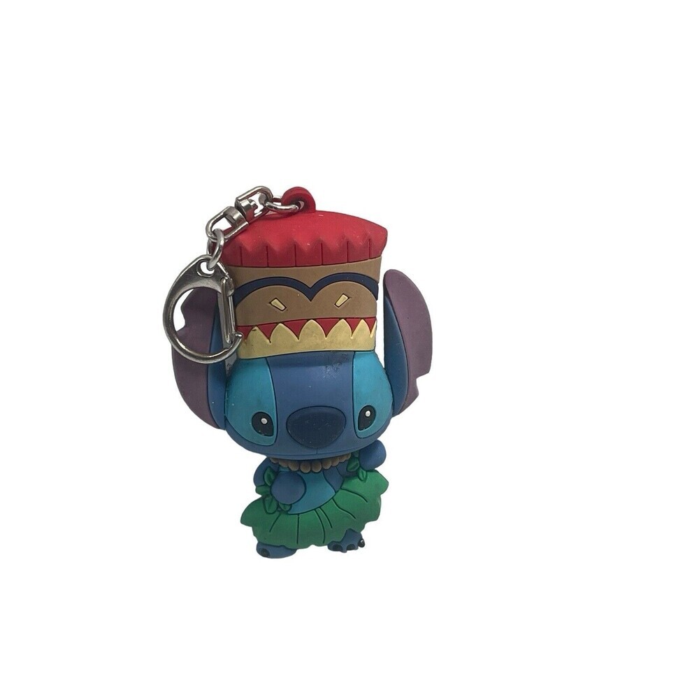 Disney Lilo And Stitch Figural 3D Keyrings 3” RARE